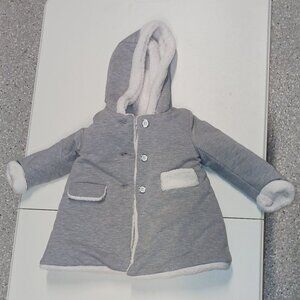 Mayoral Girls' Gray Jacket with Fleece 18 months
